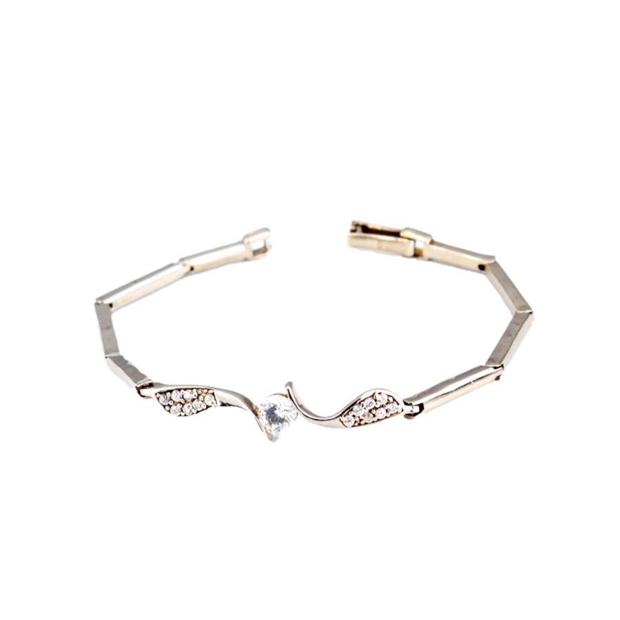 Pulsera de circonitas y plata