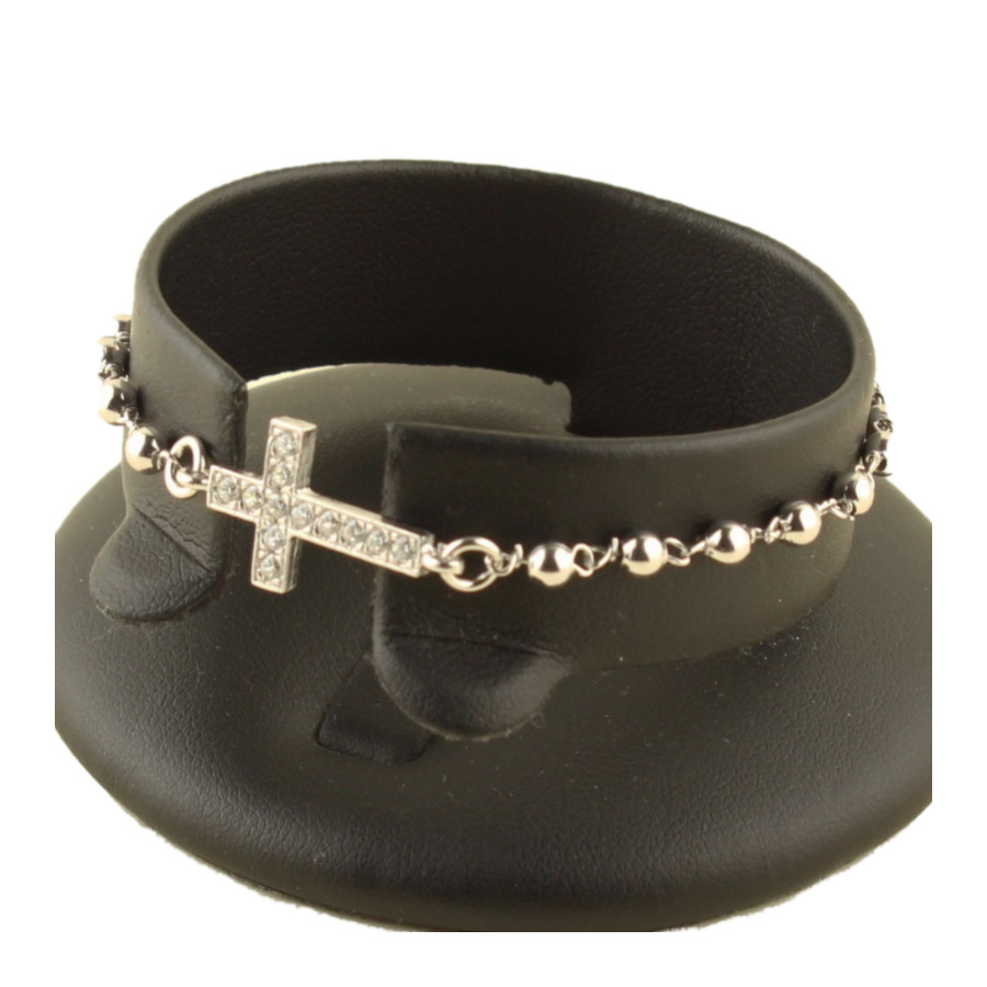 Pulsera de plata con circonitas