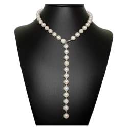 Collar de perlas ajustable