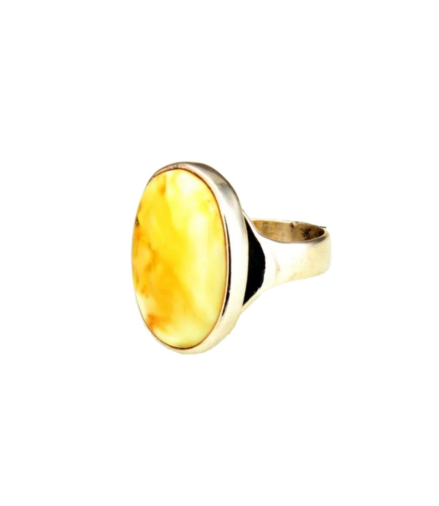 Anillo ámbar plata| Bisurjoyas