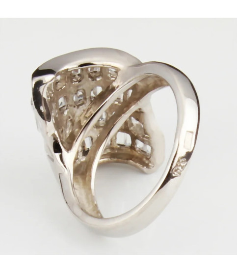 Anillo circonitas plata| Bisurjoyas