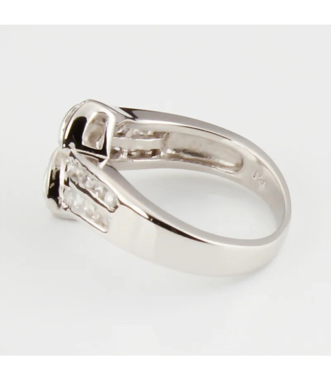 Anillo de Plata con circonitas| Bisurjoyas