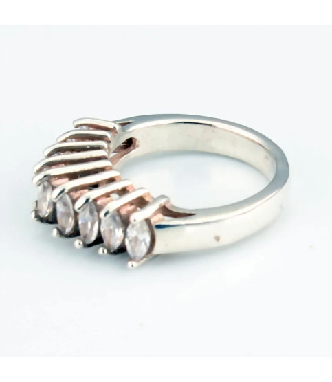 Anillo Plata con circonitas| Bisurjoyas