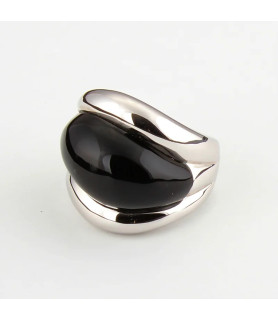 Anillo plata con Onix| Bisurjoyas