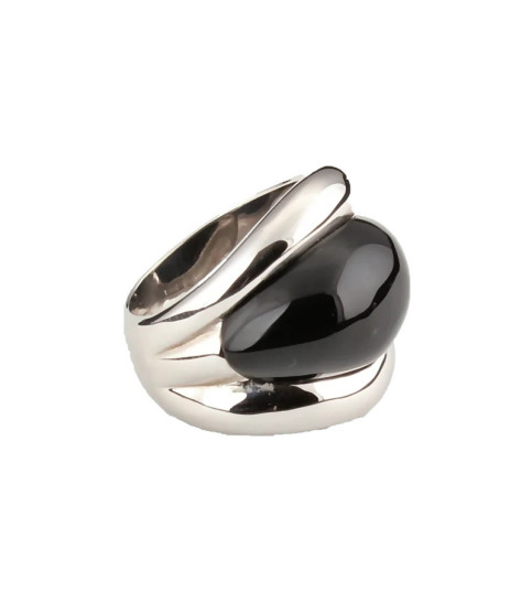 Anillo plata con Onix| Bisurjoyas Anillo plata con Onix| Bisurjoyas