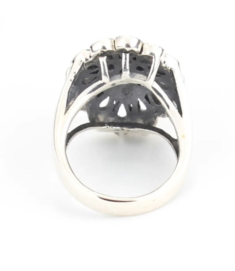 Anillo plata con Piedras Preciosas| Bisurjoyas