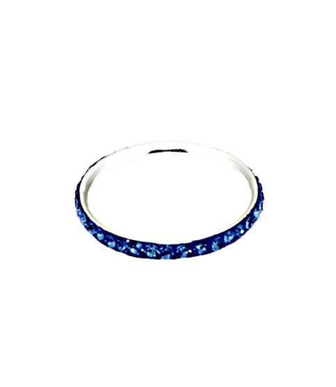 Anillo Svaroski plata| Bisurjoyas Anillo Svaroski plata| Bisurjoyas
