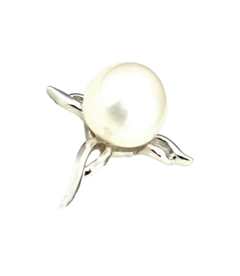 Colgante de perla y plata| Bisurjoyas