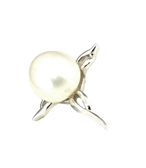 Colgante de perla y plata| Bisurjoyas