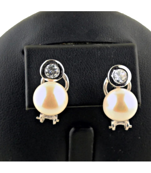 Pendientes de perlas y plata| Bisurjoyas Pendientes de perlas y plata| Bisurjoyas