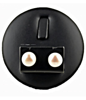 Pendientes perlas| Bisurjoyas