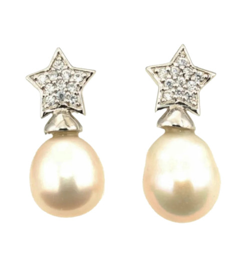 Pendientes de Perlas| Bisurjoyas Pendientes de Perlas| Bisurjoyas