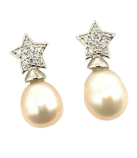 Pendientes de Perlas| Bisurjoyas