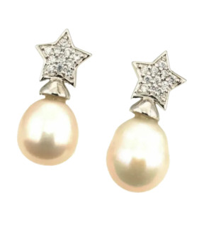 Pendientes de Perlas| Bisurjoyas