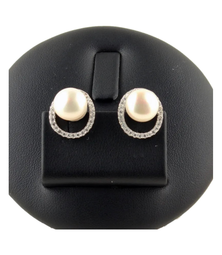 Pendientes de Perlas| Bisurjoyas