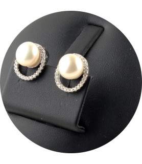 Pendientes de Perlas| Bisurjoyas
