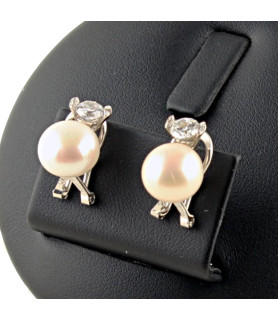 Pendientes Perlas| Bisurjoyas