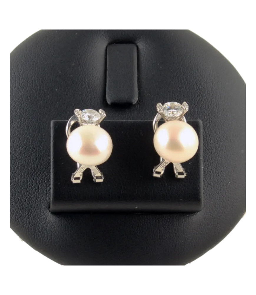 Pendientes Perlas| Bisurjoyas