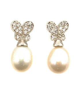 Pendientes de Perlas| Bisurjoyas