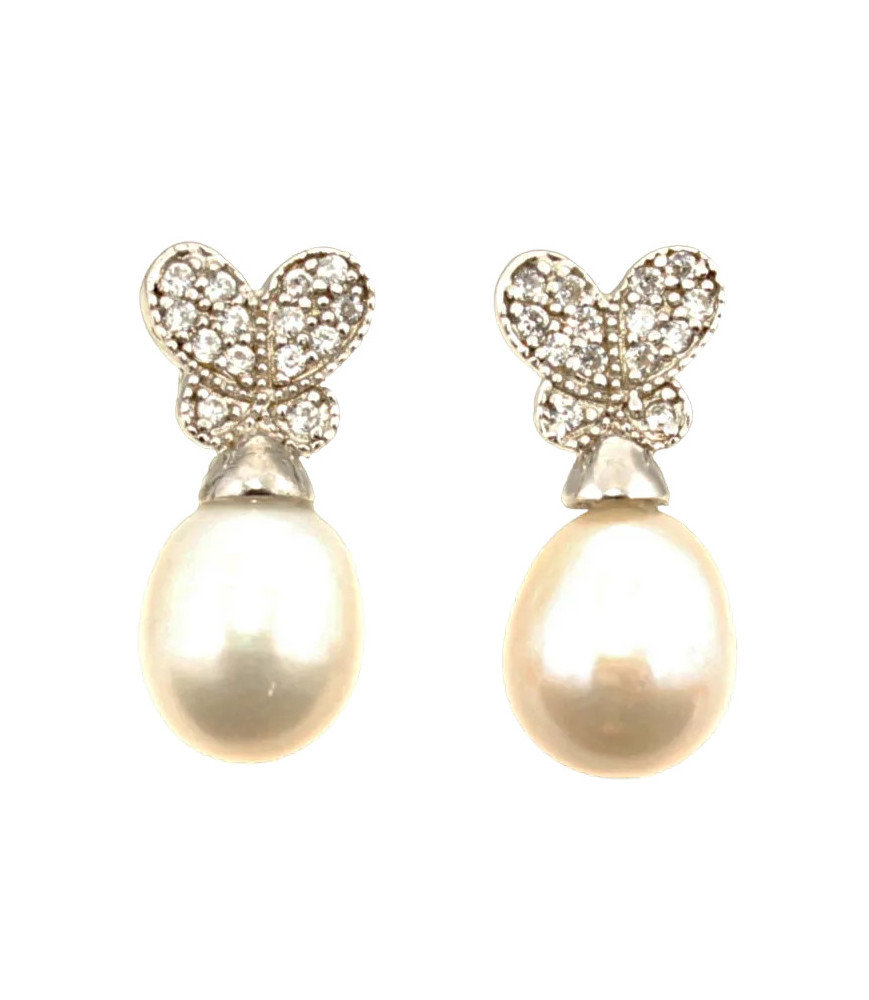 Pendientes de Perlas| Bisurjoyas