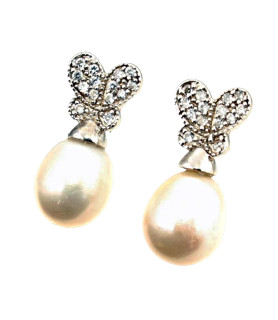 Pendientes de Perlas| Bisurjoyas