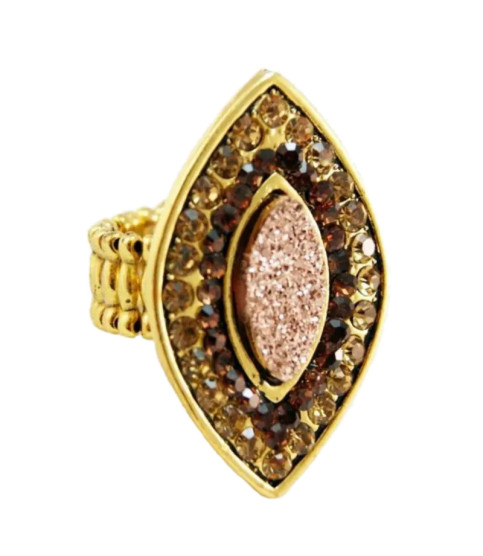 Anillo bisutería dorado| Bisurjoyas Anillo bisutería dorado| Bisurjoyas