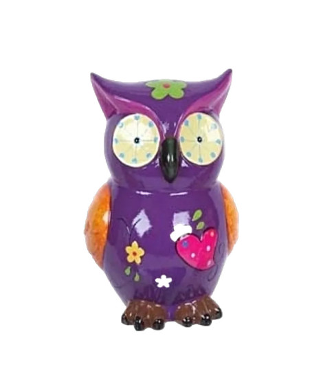 HUCHA BUHO MULTICOLOR| Bisurjoyas