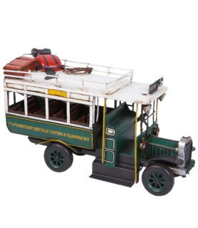 Bus antiguo double decker verde| Bisurjoyas