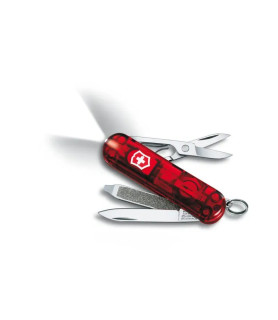 Navaja Victorinox Roja Transparente con Luz| Bisurjoyas
