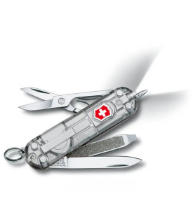 Navaja Victorinox Signature Lite Silver Tech Transparente| Bisurjoyas