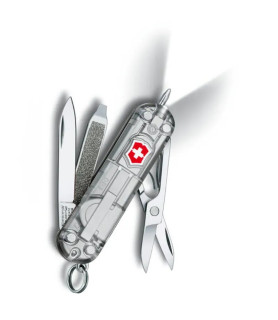 Navaja Victorinox Signature Lite Silver Tech Transparente| Bisurjoyas