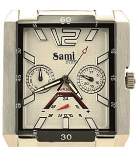 Reloj Sami Steel hombre| Bisurjoyas