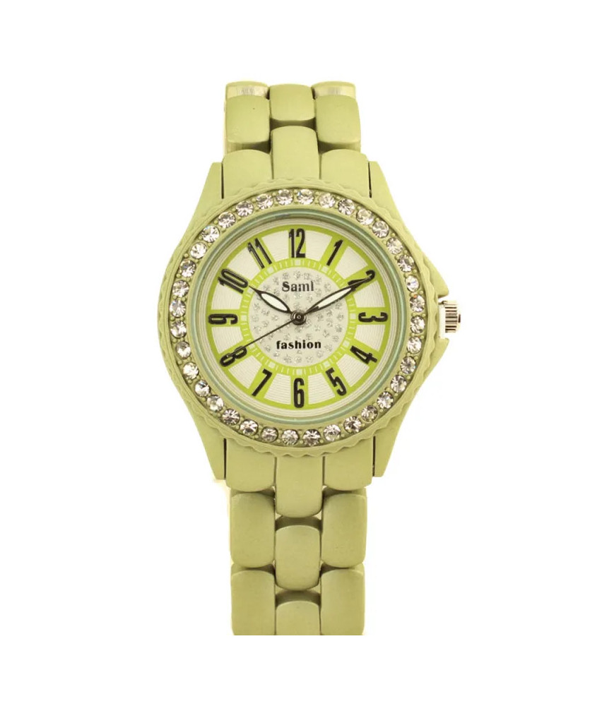 Reloj sami señora metal-strass| Bisurjoyas