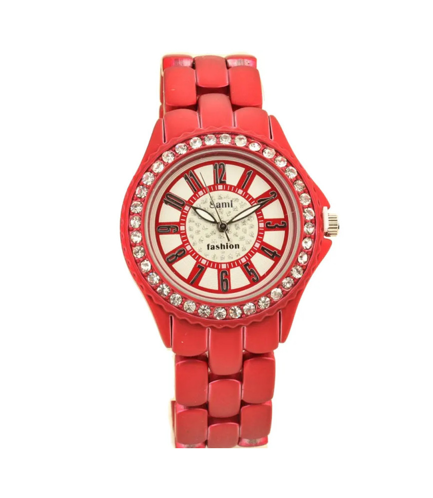 Reloj sami señora metal-strass| Bisurjoyas