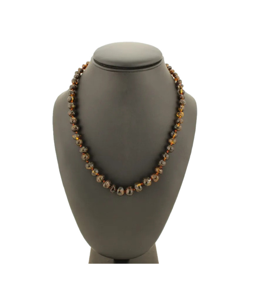 Collar ámbar Baruc negro