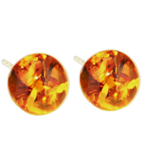 Pendientes ámbar bolas grandes Pendientes ámbar bolas grandes