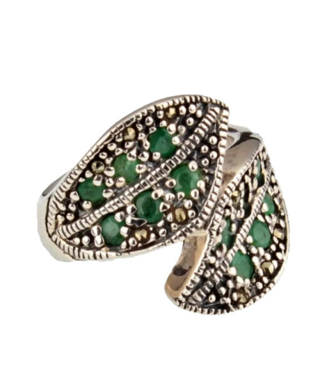 Anillo de Plata con Piedras Preciosas| Bisurjoyas Anillo de Plata con Piedras Preciosas| Bisurjoyas